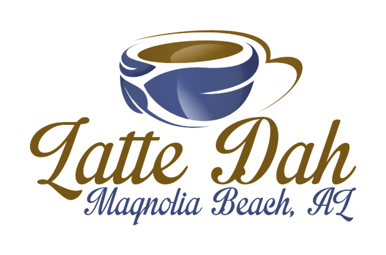 Latte Dah coffee shop logo